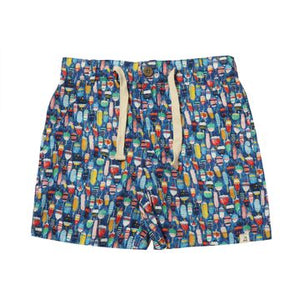 Mahalo Printed Shorts Multi Buoys