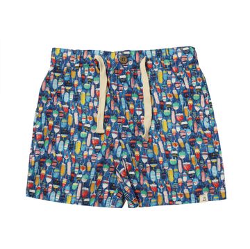 Mahalo Printed Shorts Multi Buoys