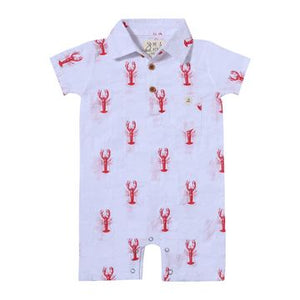 Romper White Lobster