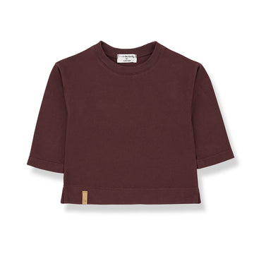 Esben L.Sleeve T-Shirt Melanzana