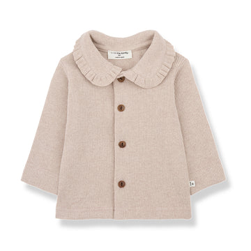 Gisela Collar Blouse Nude