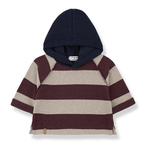 Jakob Hooded Sweater Melanzana
