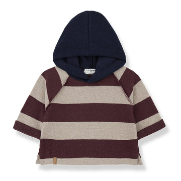 Jakob Hooded Sweater Melanzana