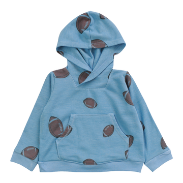 Blue Football Hoodie