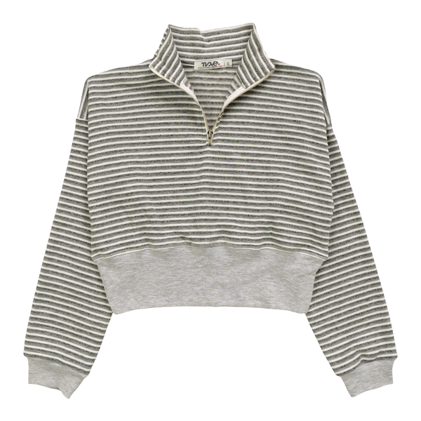 L/S 1/4 Zip Mock Neck Top Nude FA26T3430HB-T2Love-Fritz and Gigi
