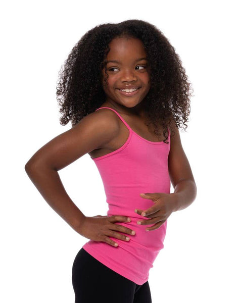 Girls (7-10) Full Camisole : WHITE