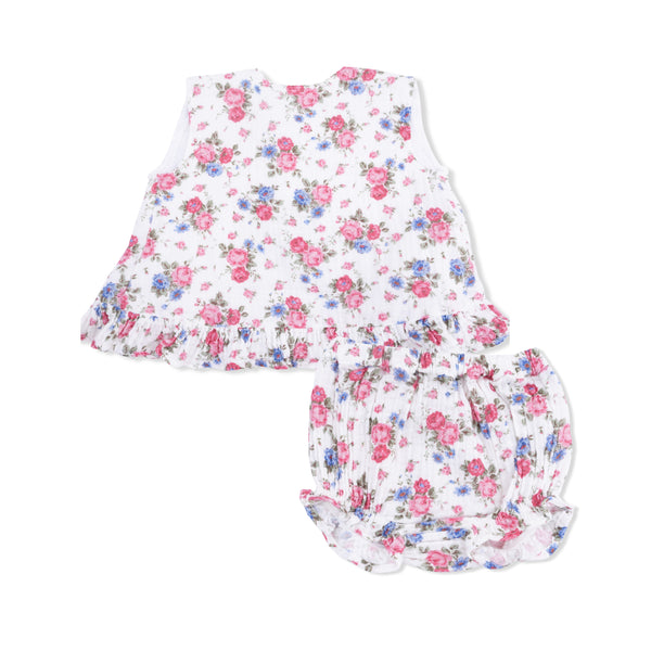 Cabbage Roses - Ruffle Back Top and Bloomer-Angel Dear-Fritz and Gigi