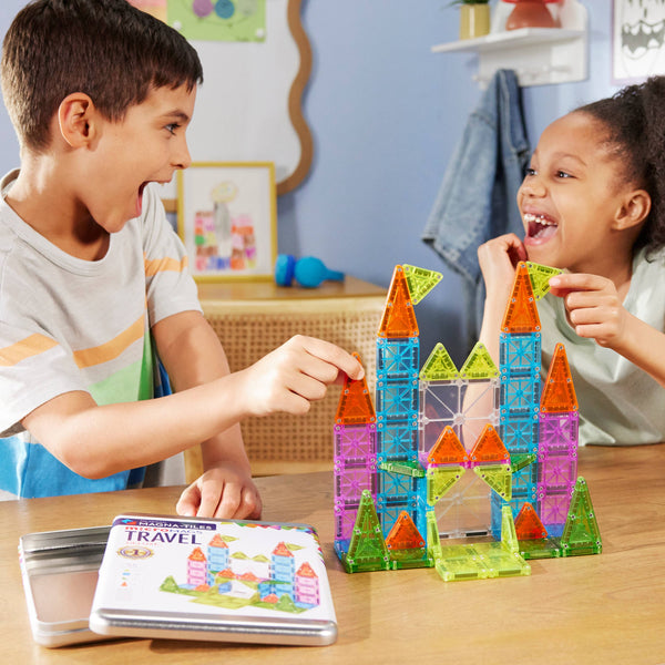 Magna-Tiles Travel Set Deluxe 55-Piece Set-Magna-Tiles-Fritz and Gigi