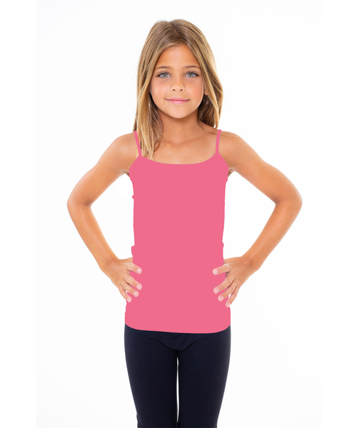 Girls (7-10) Full Camisole : RASPBERRY