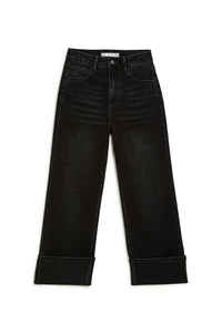 Cuffed Wide Straight 23305