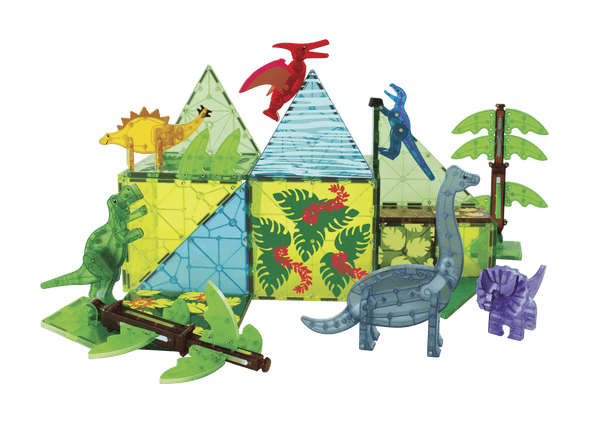 Magna-Tiles Dino World XL 50-Piece Set
