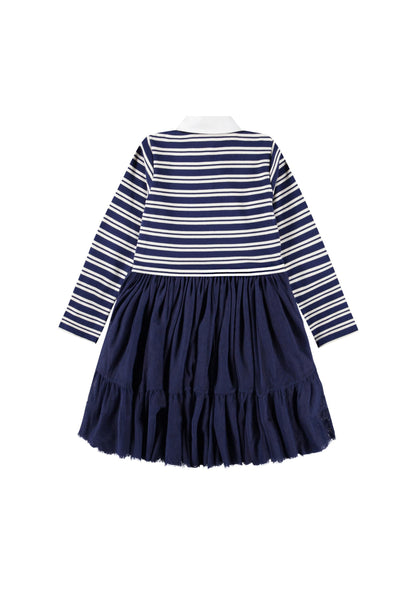 Cyanne Warm Navy Stripe 2W26E204 5746-Molo-Fritz and Gigi
