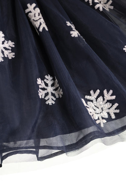Cyrus Snowflakes Dress W26E210 5754-Molo-Fritz and Gigi
