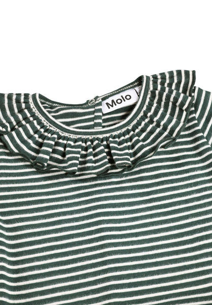 Cybilla Taxus Pearled Stripe Dress 2W26E227 5864-Molo-Fritz and Gigi