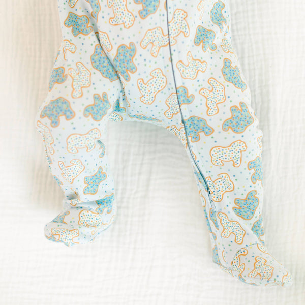 Animal Crackers Zip Footie