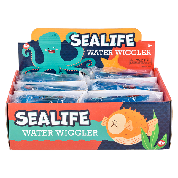 (T) JUMBO SEA LIFE WATER WIGGLER 5"   12/DISPLAY