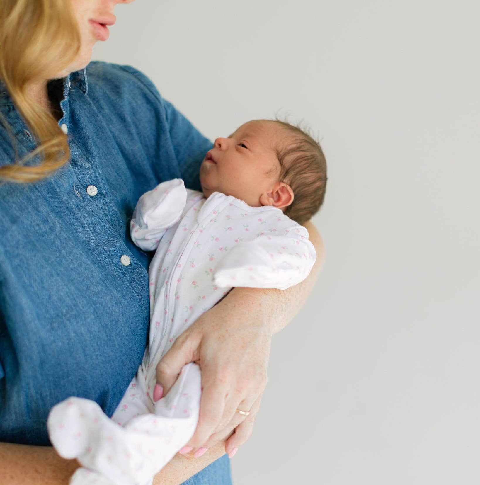 Juliette's Classics Print Zip Footie