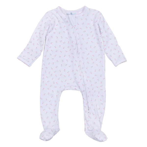 Juliette's Classics Print Zip Footie