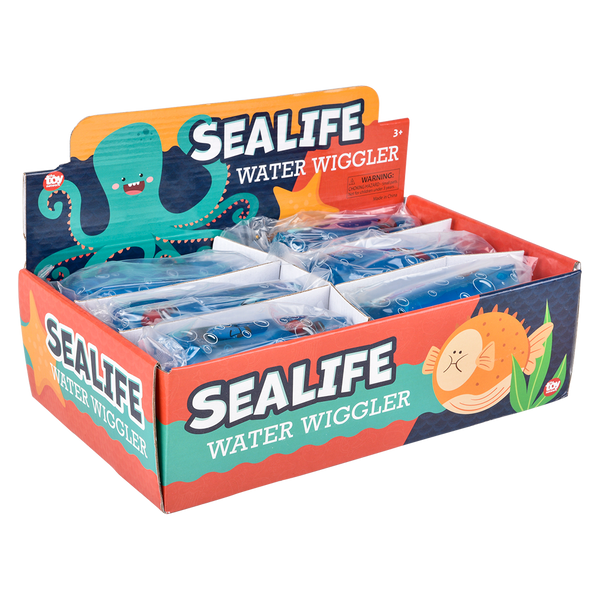 (T) JUMBO SEA LIFE WATER WIGGLER 5"   12/DISPLAY