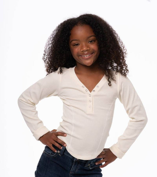 Long Sleeve Ribbed Top Black-Malibu Sugar-Fritz and Gigi