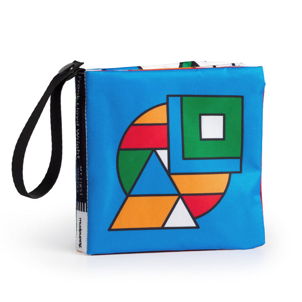 Frank Lloyd Wright My First Shapes Crinkle Fabric Stroller Book-Chronicle Books-Fritz and Gigi