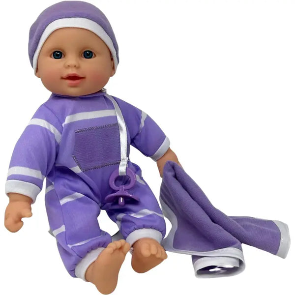 The New York Doll Collection 11" Doll Striped W/ Pacifier