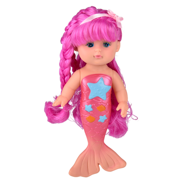 (T) 9" BATH TIME MERMAID DOLL