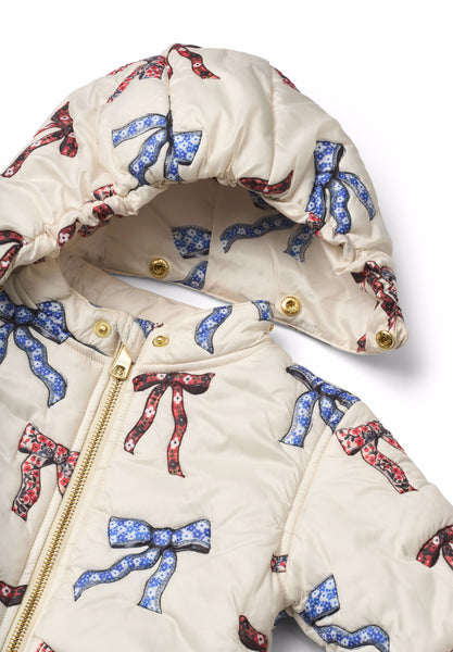 Helium Quilted Bows Jacket 5W26M327 4021-Molo-Fritz and Gigi