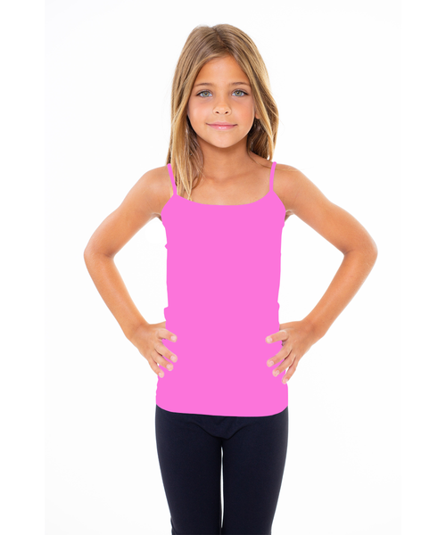 Girls (7-10) Full Camisole : RASPBERRY
