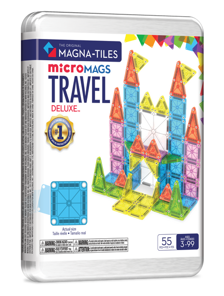 Magna-Tiles Travel Set Deluxe 55-Piece Set-Magna-Tiles-Fritz and Gigi