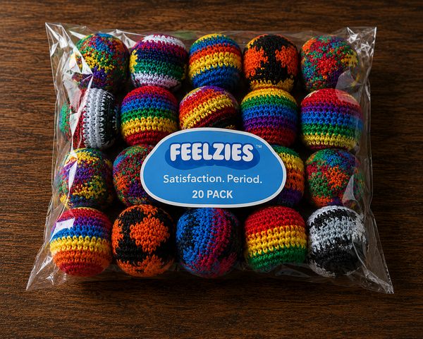 Crochet Ball-Feelzies-Fritz and Gigi