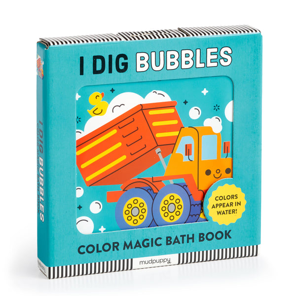 I Dig Bubbles! Color Magic Bath Book-Chronicle Books-Fritz and Gigi