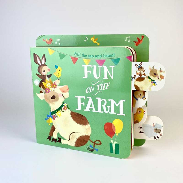 Sound Pull Tab - Fun On The Farm by Little Genius Books: Board Books; 8 pages / English