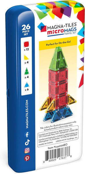 Magna-Tiles MicroMAGS 26-Piece Travel Set-Magna-Tiles-Fritz and Gigi
