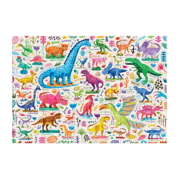 Mighty Dinosaurs 100 Piece Puzzle-Chronicle Books-Fritz and Gigi