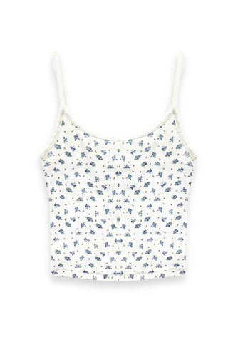 Marina Blue Rose Ditsy Cami