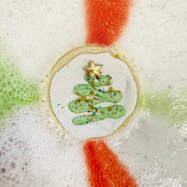 Christmas Cookie PRIZE Bath Bomb-Sweet Bath Co-Fritz and Gigi