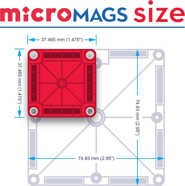 Magna-Tiles MicroMAGS 26-Piece Travel Set-Magna-Tiles-Fritz and Gigi