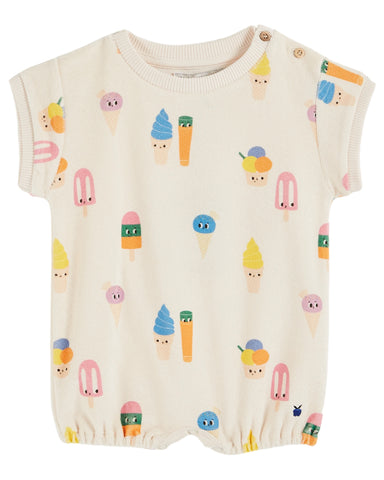 Ice Cream Printed Romper