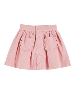 Pink Skirt Flower Pocket