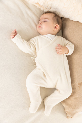 Cream Romper B1208