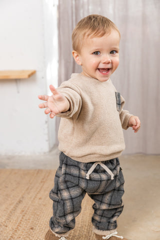 Plaid Pant Set