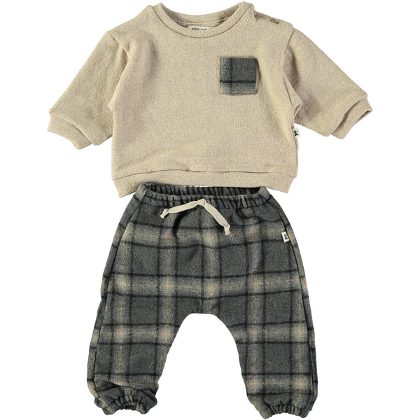 Plaid Pant Set