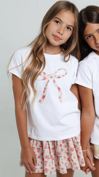 Bow T shirt-Summer Loving-Fritz and Gigi