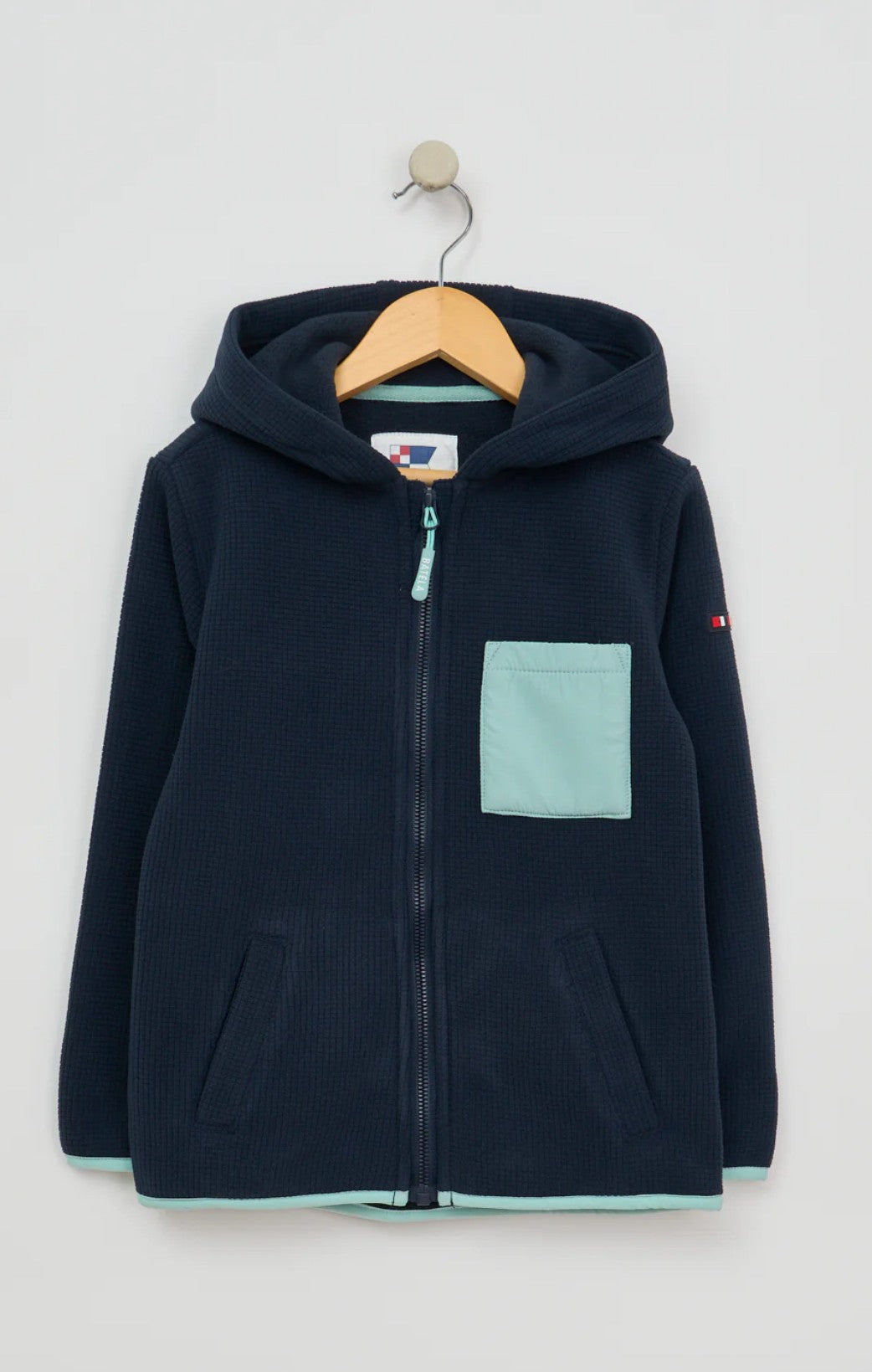 Navy Jacket Padded Hood