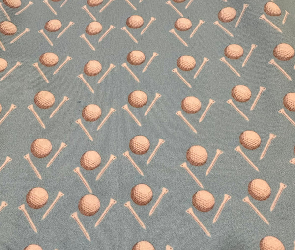 Levi - 1/4 Zip Baby Blue Golf Print-Coolybri-Fritz and Gigi