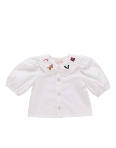 Girls Noelle Top - Christmas Characters