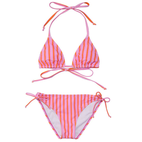 Stripy Sunset  Bikini