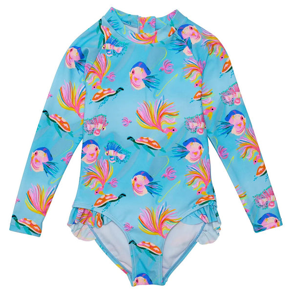 Kaleido Fish LS Surfsuit