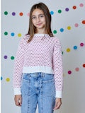 Winter White Combo LS Top